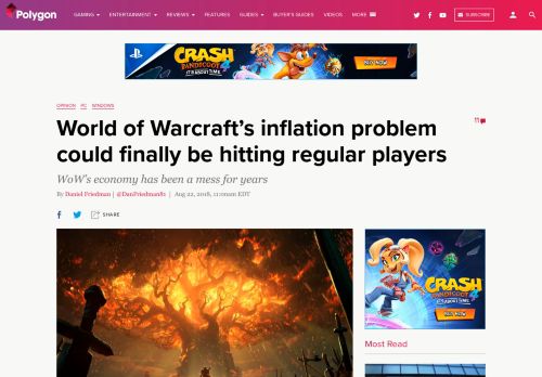 
                            8. World of Warcraft's inflation problem could be hitting more players ...