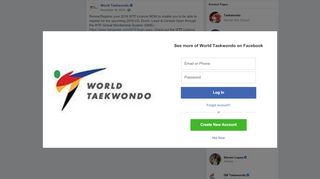 
                            8. World Taekwondo - Renew/Register your 2016 WTF Licence NOW ...