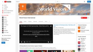 
                            12. World Vision International - YouTube