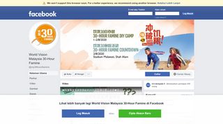 
                            5. World Vision Malaysia 30-Hour Famine - Facebook