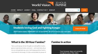 
                            9. World Vision Students - 30 Hour Famine