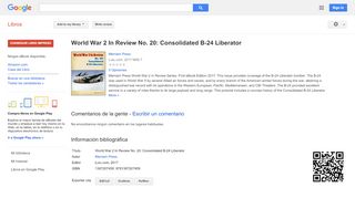 
                            5. World War 2 In Review No. 20: Consolidated B-24 Liberator