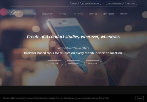 
                            11. WorldBrainWave - Create and conduct studies, wherever, whenever ...