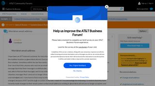 
                            10. Worldnet email address - AT&T Community