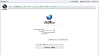 
                            9. WorldNet Log In - About Us