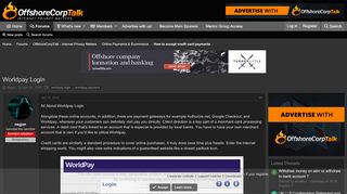 
                            11. Worldpay Login - OffshoreCorpTalk