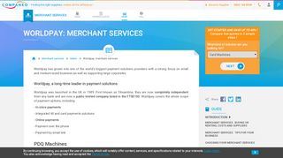 
                            4. Worldpay: merchant services | Companeo.co.uk