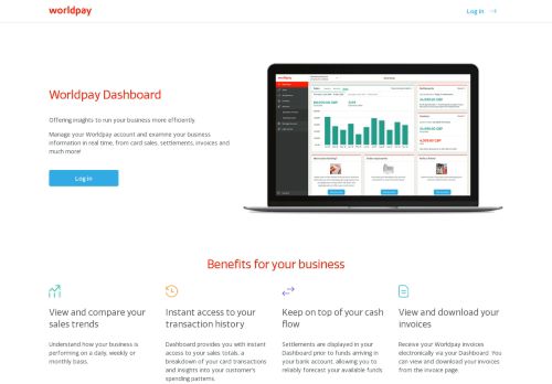 
                            8. Worldpay - My Business Dashboard