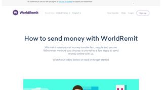 
                            9. WorldRemit Online Money Transfer - How It Works