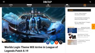 
                            13. Worlds Login Theme Will Arrive in League of Legends Patch 8.19 ...