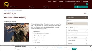 
                            4. WorldShip® | UPS - United Arab Emirates - UPS.com