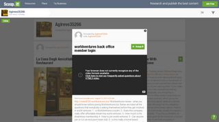 
                            6. worldventures back office member login | Agirev... - Scoop.it