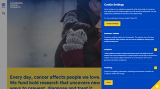 
                            1. Worldwide Cancer Research: UK Cancer Research Charity