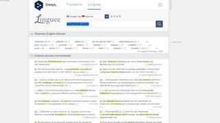 
                            10. worldwide push - German translation – Linguee