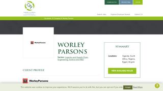 
                            7. Worley Parsons - Careers in Africa