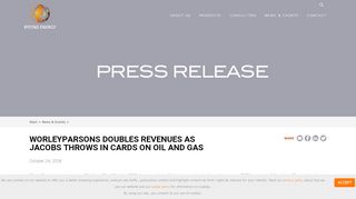 
                            13. WorleyParsons doubles revenues as Jacobs throws in cards on oil ...