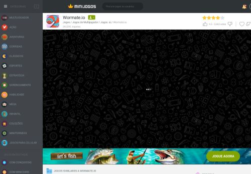 
                            9. Wormate.io em Minijogos.com.br