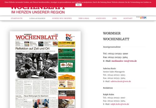 
                            11. Wormser Wochenblatt - Rhein Main Wochenblatt
