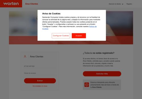
                            3. Worten - Área Clientes - Santander Consumer