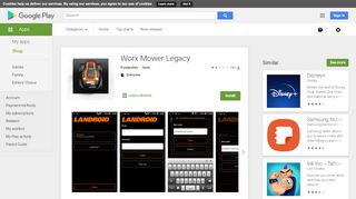 
                            11. Worx Mower Legacy – Apps bei Google Play