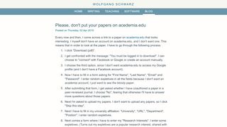 
                            5. wo's weblog: Please, don't put your papers on acedemia.edu