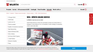 
                            1. WOS - Würth Online Service Würth Italy