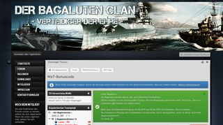 
                            11. WoT-Bonuscode - OFF-Topic - Der Bagalutenclan