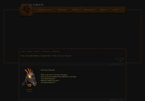 
                            3. WotLK Can't log on the game - Warmane | Forum