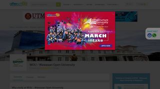 
                            10. WOU - Wawasan Open University, Kuala lumpur - Courses, Fees ...