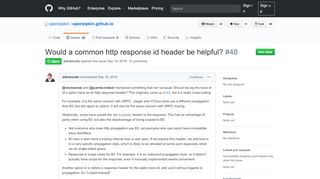 
                            13. Would a common http response id header be helpful? · ...