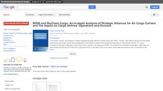 
                            9. WOW and SkyTeam Cargo: An In-depth Analysis of Strategic Alliances ... - Resultat for Google Books