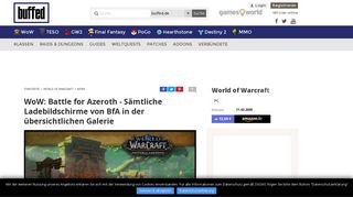 
                            7. WoW: Battle for Azeroth - Sämtliche Ladebildschirme von BfA in der ...