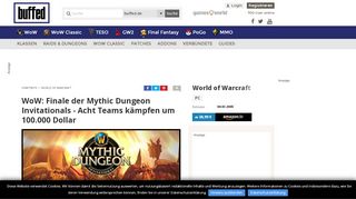 
                            7. WoW: Finale der Mythic Dungeon Invitationals - Acht Teams kämpfen ...