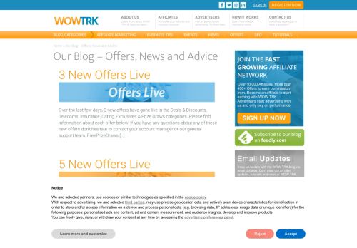 
                            12. WOW Trk's Blog - Latest Affiliate Offers, News & Marketing Advice