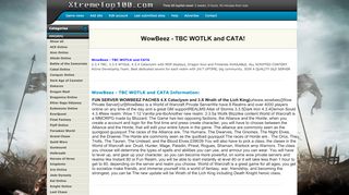 
                            12. WowBeez - TBC WOTLK and CATA - XtremeTop100