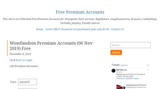 
                            4. Wowfandom Premium Accounts