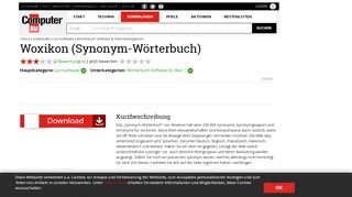 
                            8. Woxikon (Synonym-Wörterbuch) - Download - COMPUTER BILD