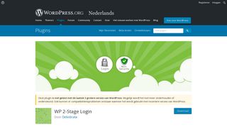 
                            11. WP 2-Stage Login | WordPress.org