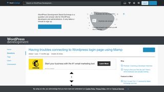 
                            5. wp admin - Having troubles connecting to Wordpress login page ...