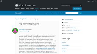 
                            11. wp-admin login gone | WordPress.org