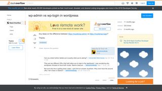 
                            13. wp-admin vs wp-login in wordpress - Stack Overflow