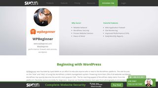 
                            9. WP Beginner Website Security Service Review | Sucuri