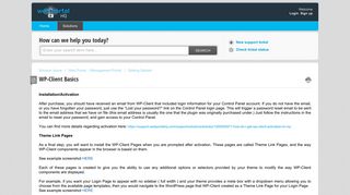 
                            9. WP-Client Basics : WP-Client Support Team