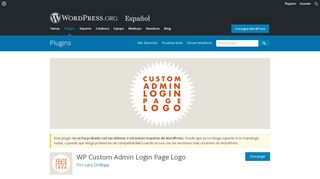 
                            10. WP Custom Admin Login Page Logo | WordPress.org
