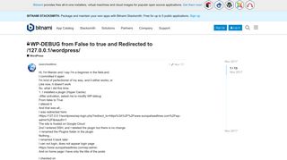 
                            11. WP-DEBUG from False to true and Redirected to /127.0.0.1/wordpress ...