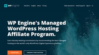 
                            6. WP Engine® WordPress Hosting Affiliate Program