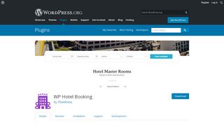 
                            6. WP Hotel Booking | WordPress.org