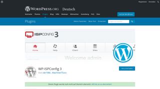 
                            10. WP-ISPConfig 3 | WordPress.org