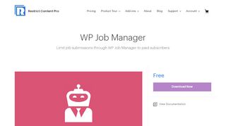 
                            9. WP Job Manager - Restrict Content Pro