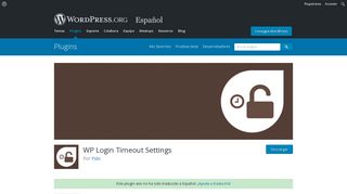 
                            2. WP Login Timeout Settings | WordPress.org